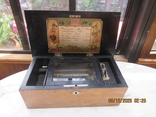 Antique swiss cylinder music - antique,