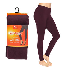 1/2/3 Pack Ladies Thermal Leggings Thick Velvet Winter Fleece Lined Brushed Warm