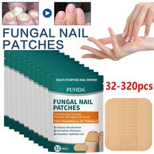 32Pcs Anti Fungal Nail Treatment Patches Toe Fungus Repair Sticker Nail Patches