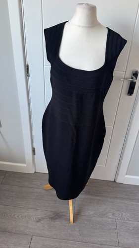Monsoon black bandage bodycon - black,