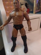 WWE WWF THE ROCK JAKKS WRESTLING ACTION FIGURE TITAN TRON LIVE SERIES 1999 6.5"