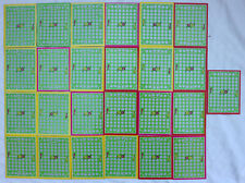 5 x Vintage Panini Football Superstars 1984 Scratch Cards Game Set VGC