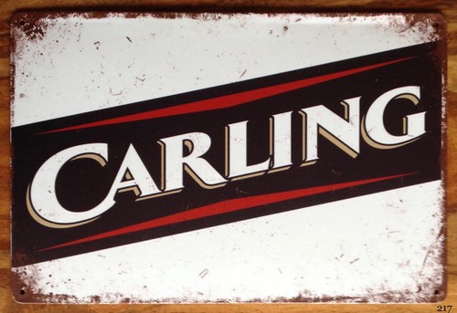 Carling beer lager pin - carling,