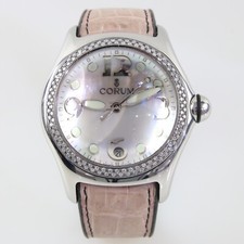 Corum Bubble Mother of Pearl Dial Quartz Diamond Watch