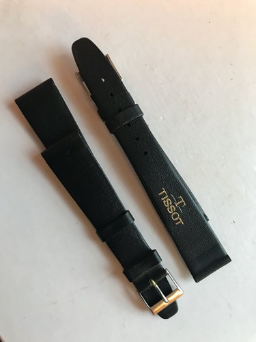 Vintage tissot 18x14mm black - vintage,