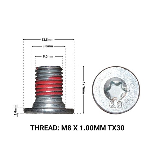Rear brake disc - rear,