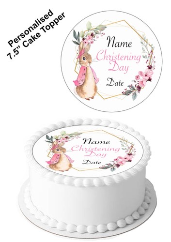 Personalised cake topper girl - cake,