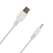 White USB Charger Power Cable