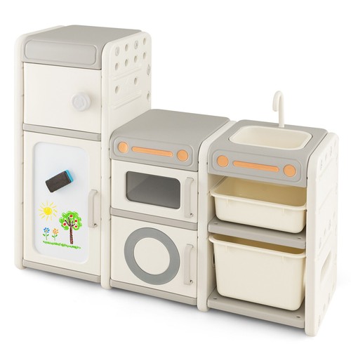 Kids toy cabinet with magnetic - cabinet,