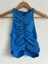 Zara Women’s Blue Ruched