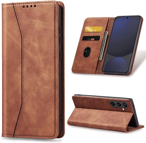 Leather wallet flip - leather,