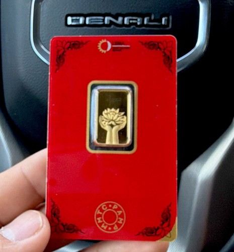 Mmtc pamp gold bar - mmtc-pamp, in