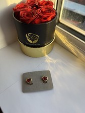 Vintage Cabouchon Red Heart
