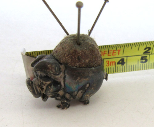 Vintage pin cushion pig - vintage,