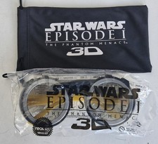 Star Wars Episode 1 The Phantom Menace 3D Glasses. Anakin Skywalker New & Sealed