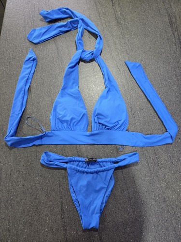 Zara blue bikini set - zara,