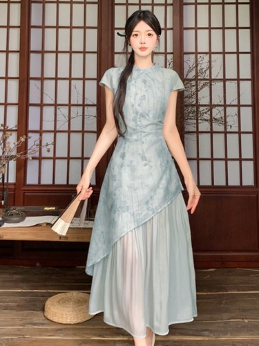 Serene light blue - light, dress