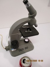 MICROSCOPE, VINTAGE "BECK DIAMAX" 3 x OBJ,  SUB STAGE CONDENSER + IRIS + LAMP