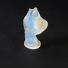 Vintage Sabino   France  Opalescent Glass  FIsh Figurine 