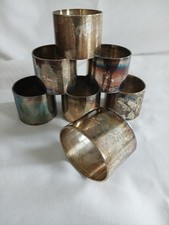 Set of 7 Vintage Silver Plate