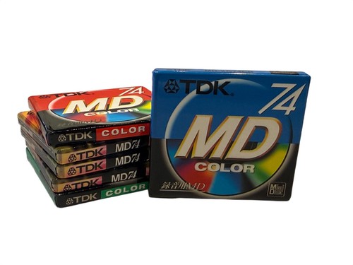 Tdk minidisc 74min - minidisc,