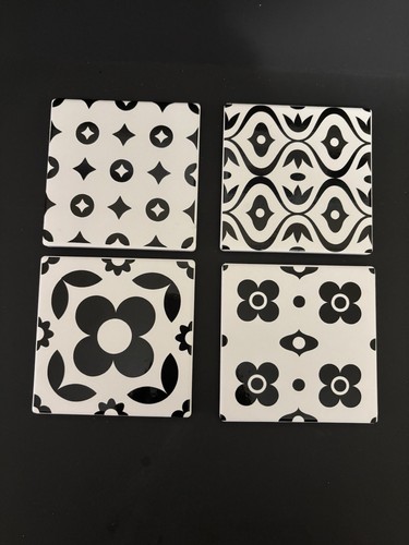 Ceramic coasters set 4in - ceramic,