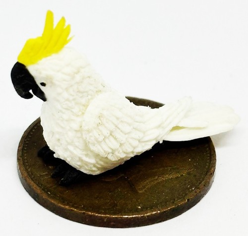Dolls house white cockatoo - dolls,
