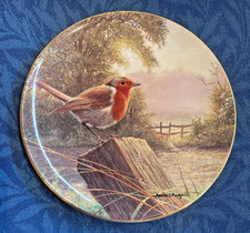 Robin plate No 957A by Royal Doulton  "At the Stile" by Adrian C Rigby
