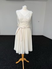 Ivory lace chiffon tea - ivory, &