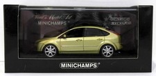 Minichamps 1/43 Scale Diecast 400 084002 - 2004 Ford Focus - Yellow Metallic