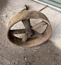 Vintage cast iron cart - vintage,