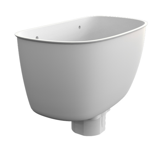 Round guttering and - round,