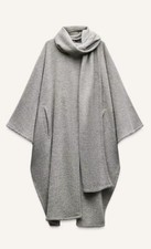 Zara Alpaca Wool Scarf Cape ZW