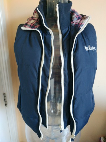Lee cooper navy gilet - cooper,