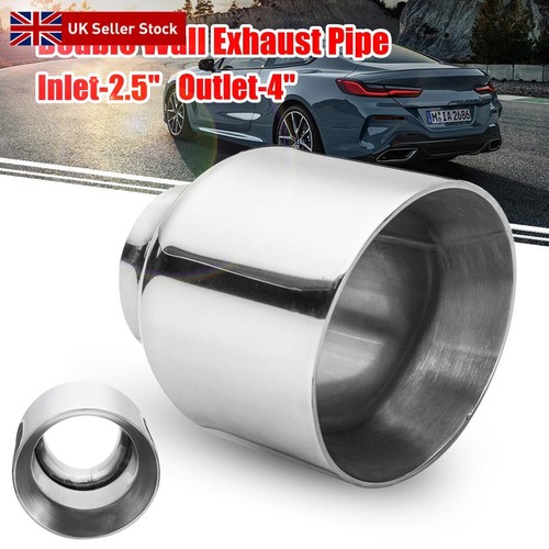 1pc 4 out muffler - 2.5", 4"