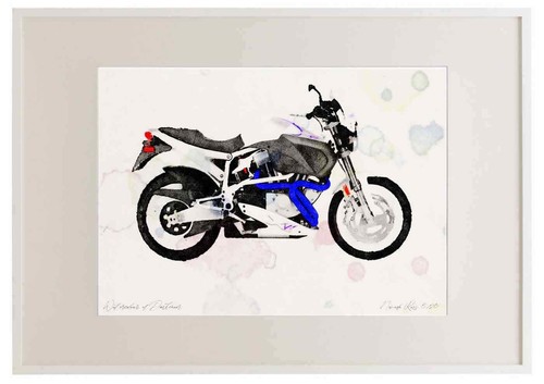 Photo frame buell lightning - a3,