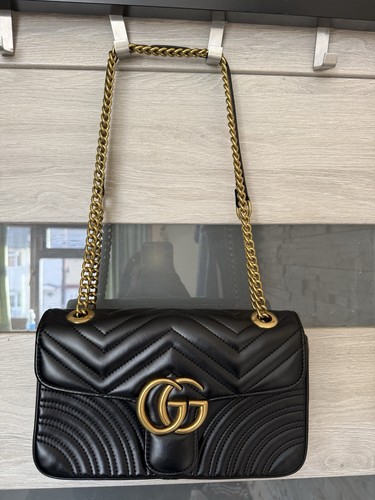 Gucci marmont medium - marmont, black