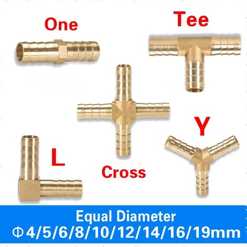 Metal brass straight hose - metal,