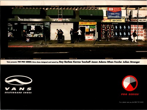 1998 vans team print - 1998,