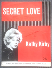 Kathy Kirby Secret Love Sheet