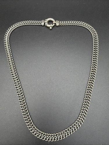 Sterling silver double - silver, strand