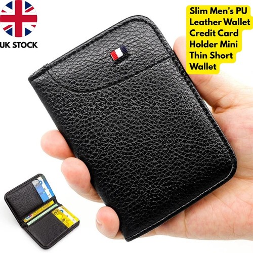 Men slim leather card - men's,
