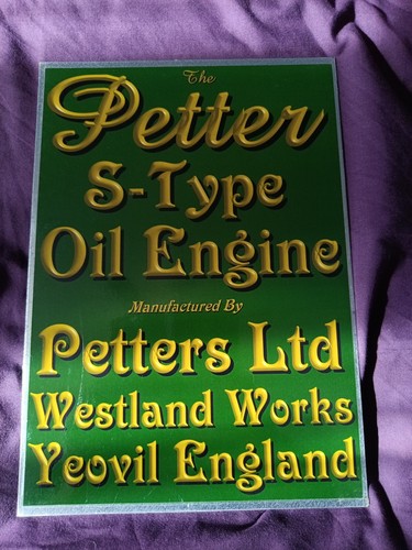 Petter type metal stationary - metal,