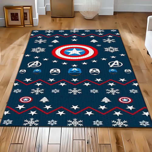 Captain america rug kids room - america,