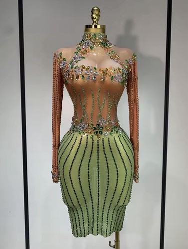 Sheer illusion mesh diamanté - illusion,