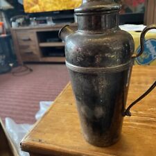 SILVER PLATED COCKTAIL SHAKER  9inch 