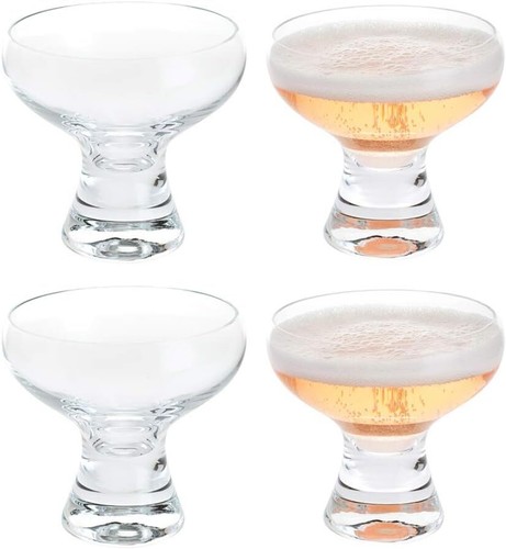 Champagne coupe glasses 160ml - glasses,