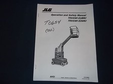 JLG TOUCAN E18MJ E26MJ AERIAL MAN LIFT OPERATION & MAINTENANCE BOOK MANUAL
