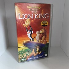 Vintage The Lion King VCR Video Tape 1995 