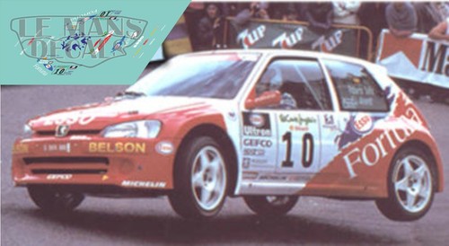 Decals peugeot 106 maxi - decals,